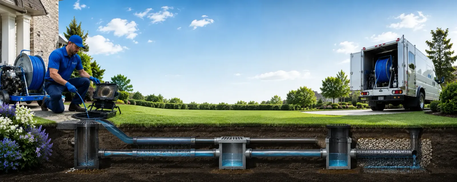 Outdoor drain cleaning information for Penokee, KS